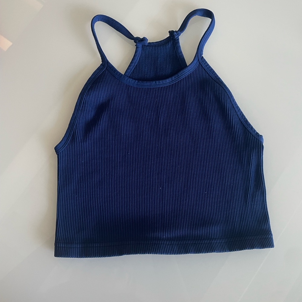 Happiness Runs Crop Tank, seamless active tank
